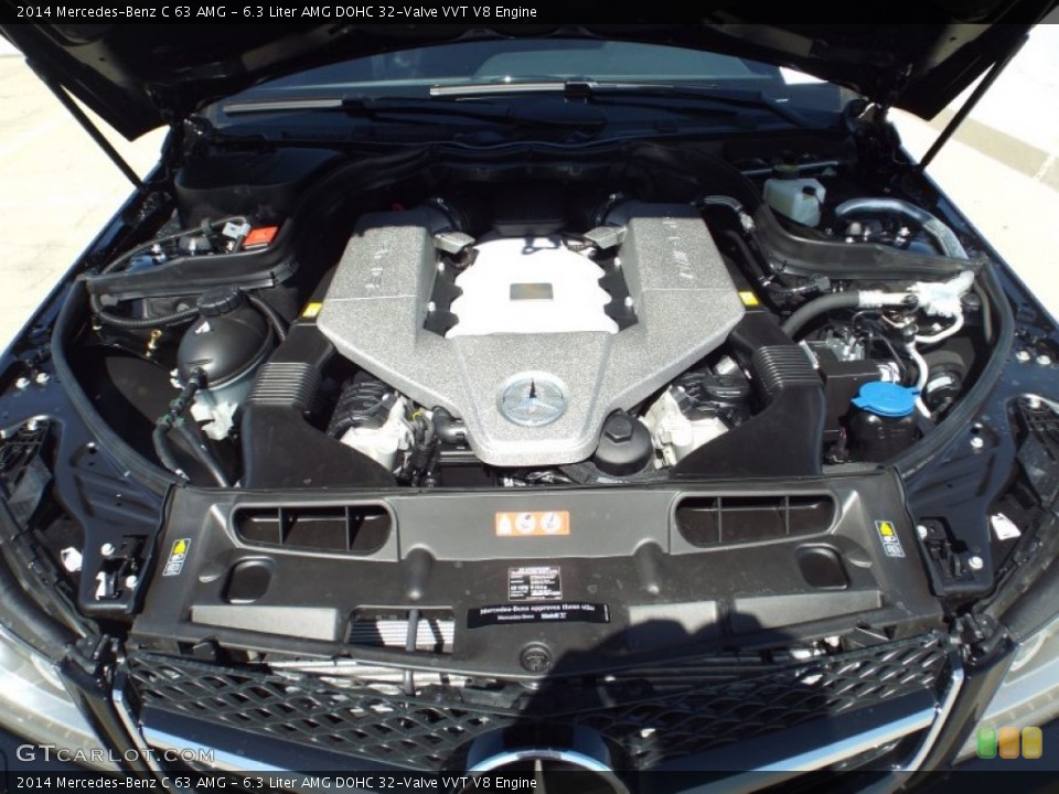 6.3 Liter AMG DOHC 32-Valve VVT V8 Engine for the 2014 Mercedes-Benz C #91378216