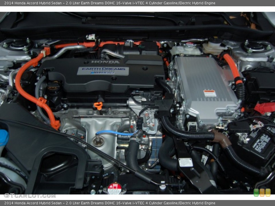 2.0 Liter Earth Dreams DOHC 16-Valve i-VTEC 4 Cylinder Gasoline/Electric Hybrid Engine for the 2014 Honda Accord #91386760