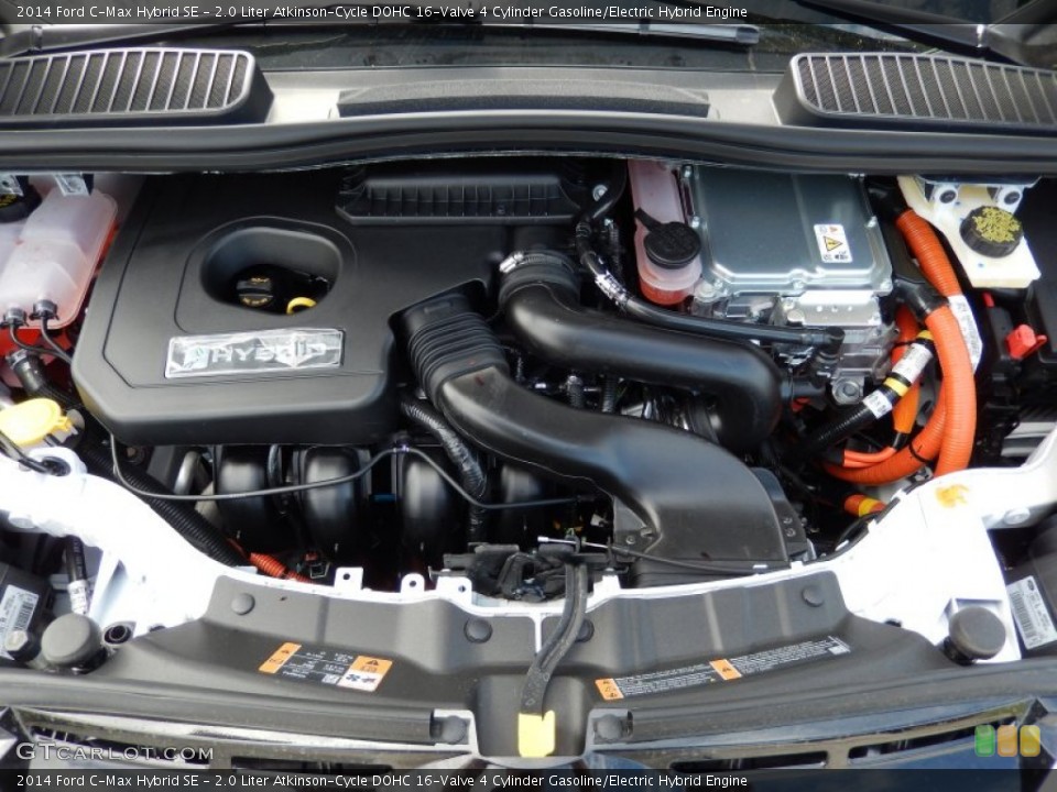 2.0 Liter Atkinson-Cycle DOHC 16-Valve 4 Cylinder Gasoline/Electric Hybrid 2014 Ford C-Max Engine