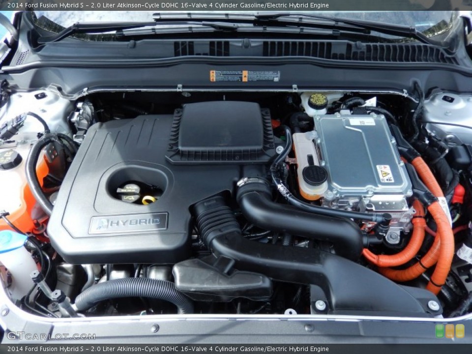 2.0 Liter Atkinson-Cycle DOHC 16-Valve 4 Cylinder Gasoline/Electric Hybrid Engine for the 2014 Ford Fusion #91396558