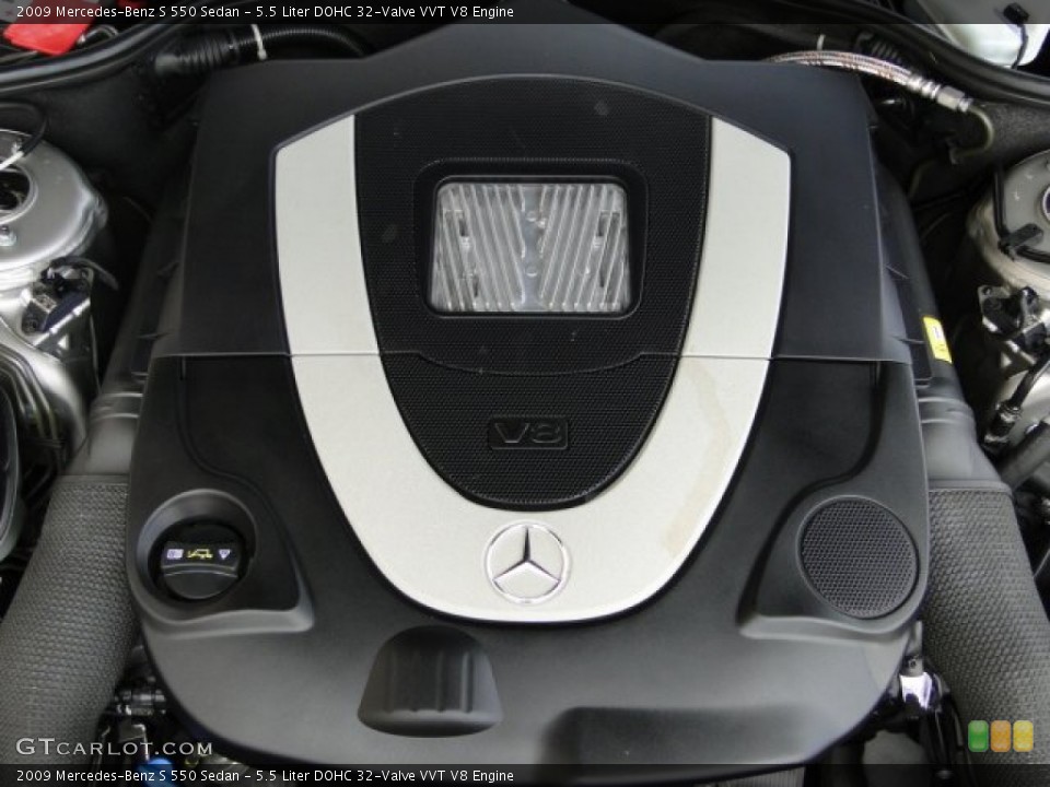 5.5 Liter DOHC 32-Valve VVT V8 Engine for the 2009 Mercedes-Benz S #91406911