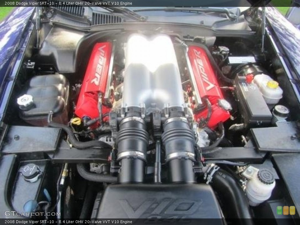 8.4 Liter OHV 20-Valve VVT V10 2008 Dodge Viper Engine