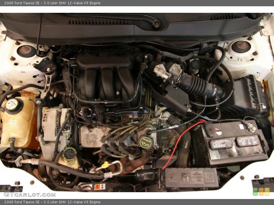 3.0 Liter OHV 12-Valve V6 2006 Ford Taurus Engine