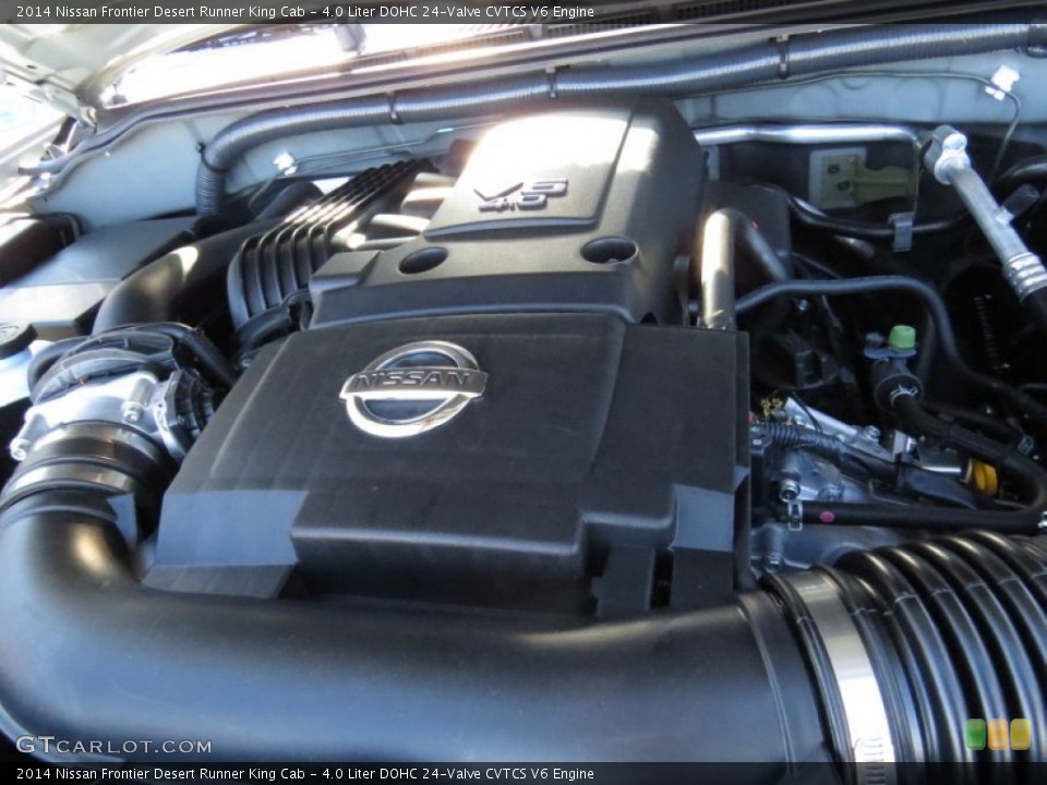4.0 Liter DOHC 24-Valve CVTCS V6 2014 Nissan Frontier Engine