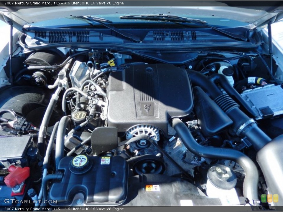 4.6 Liter SOHC 16 Valve V8 Engine for the 2007 Mercury Grand Marquis #91428317