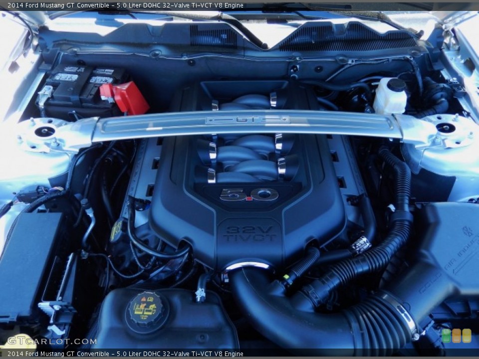 5.0 Liter DOHC 32-Valve Ti-VCT V8 Engine for the 2014 Ford Mustang #91433336
