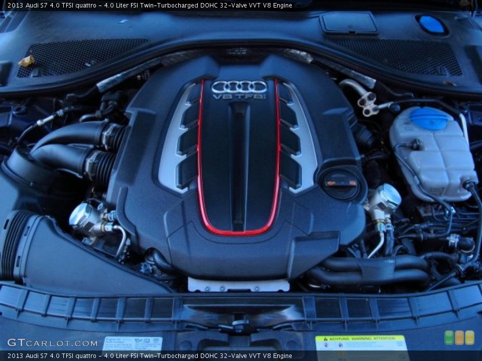 4.0 Liter FSI Twin-Turbocharged DOHC 32-Valve VVT V8 Engine for the 2013 Audi S7 #91437836