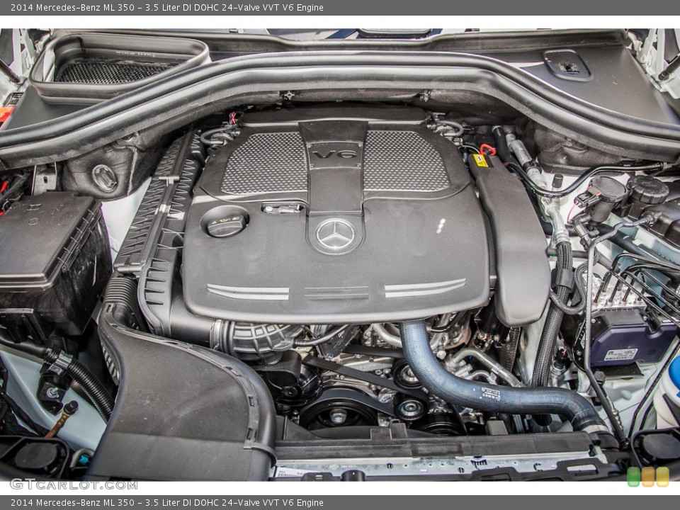 3.5 Liter DI DOHC 24-Valve VVT V6 2014 Mercedes-Benz ML Engine