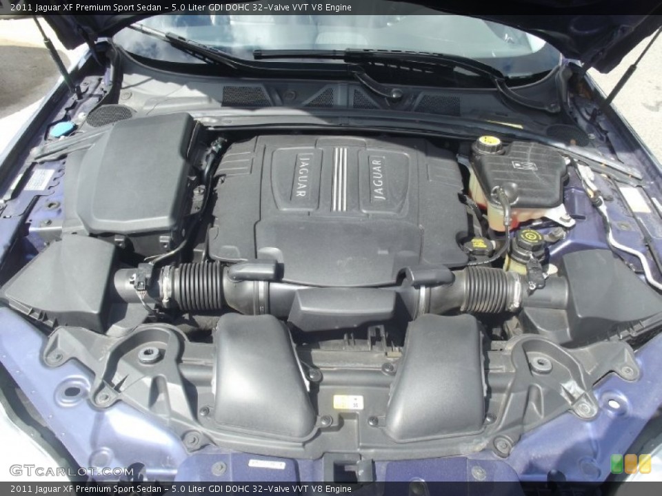5.0 Liter GDI DOHC 32-Valve VVT V8 Engine for the 2011 Jaguar XF #91497614