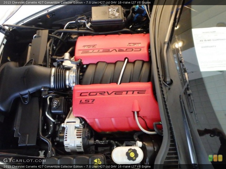 7.0 Liter/427 cid OHV 16-Valve LS7 V8 Engine for the 2013 Chevrolet Corvette #91498645