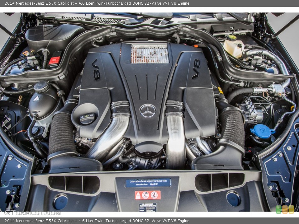 4.6 Liter Twin-Turbocharged DOHC 32-Valve VVT V8 Engine for the 2014 Mercedes-Benz E #91548545