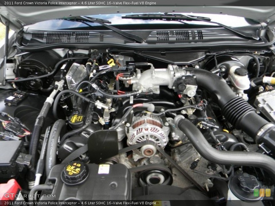 4.6 Liter SOHC 16-Valve Flex-Fuel V8 Engine for the 2011 Ford Crown Victoria #91551947