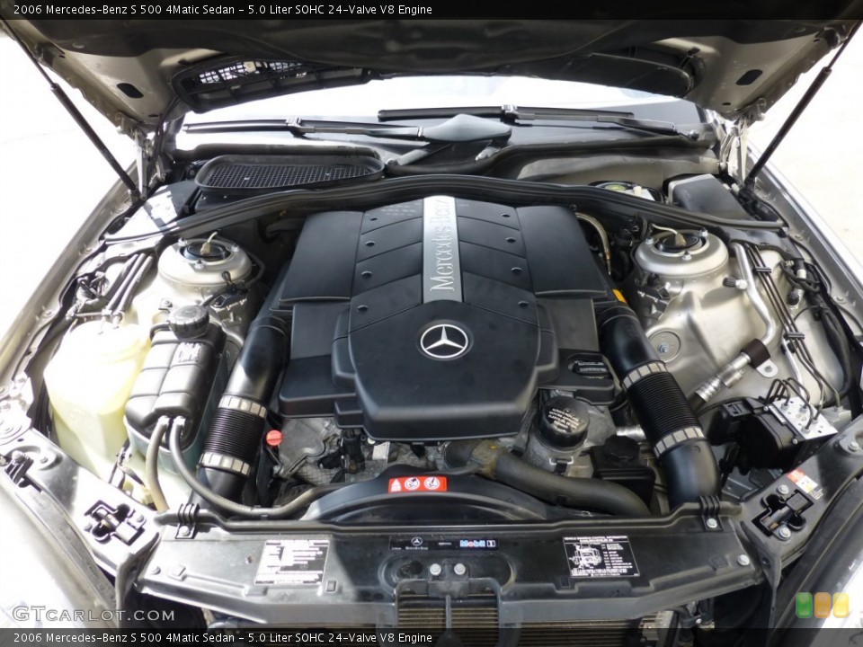 5.0 Liter SOHC 24-Valve V8 Engine for the 2006 Mercedes-Benz S #91577198