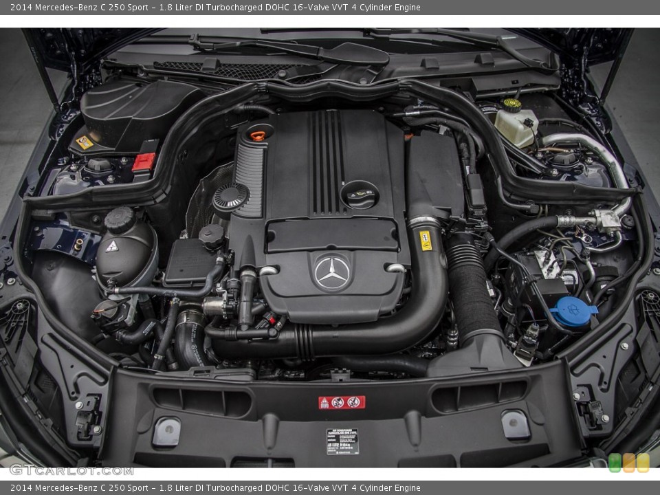 1.8 Liter DI Turbocharged DOHC 16-Valve VVT 4 Cylinder Engine for the 2014 Mercedes-Benz C #91578911