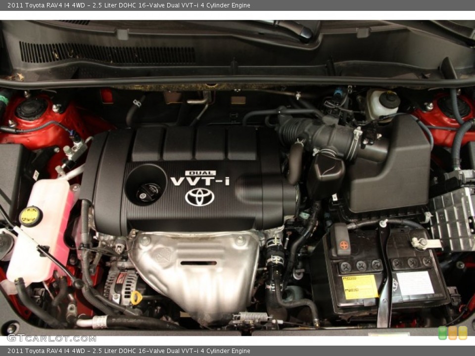 2.5 Liter DOHC 16-Valve Dual VVT-i 4 Cylinder Engine for the 2011 Toyota RAV4 #91585604