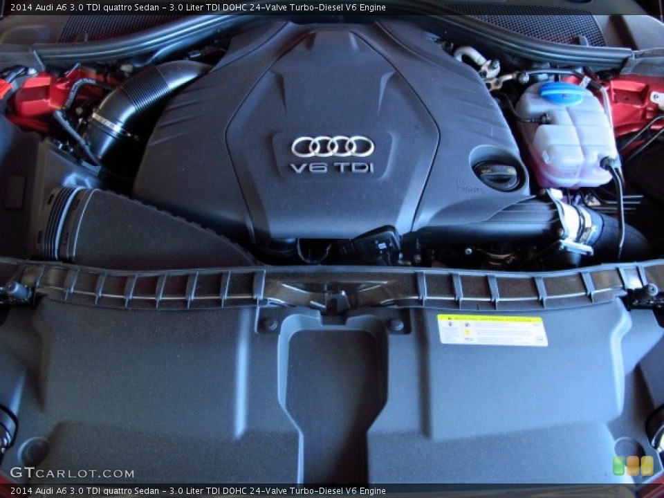 3.0 Liter TDI DOHC 24-Valve Turbo-Diesel V6 Engine for the 2014 Audi A6 #91589450