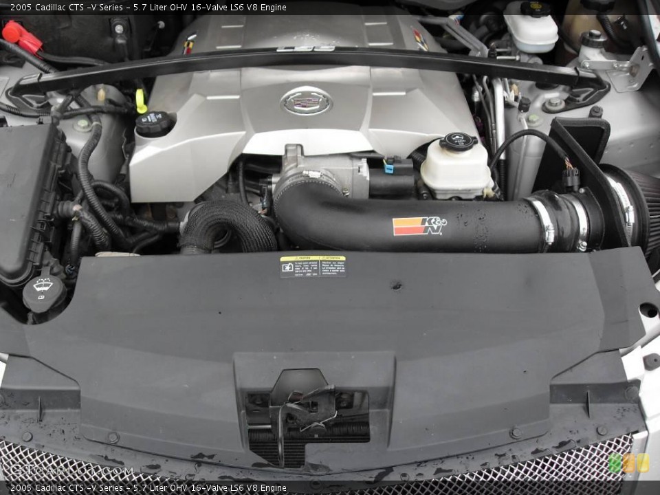5.7 Liter OHV 16-Valve LS6 V8 Engine for the 2005 Cadillac CTS #9158958