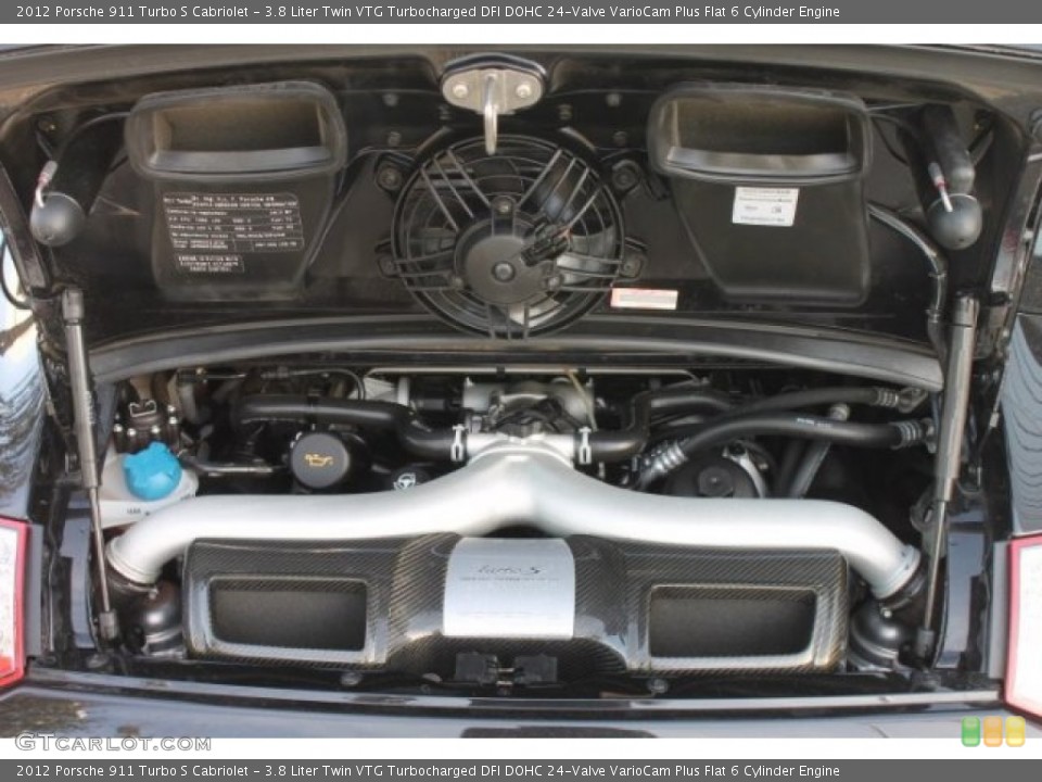 3.8 Liter Twin VTG Turbocharged DFI DOHC 24-Valve VarioCam Plus Flat 6 Cylinder Engine for the 2012 Porsche 911 #91597106