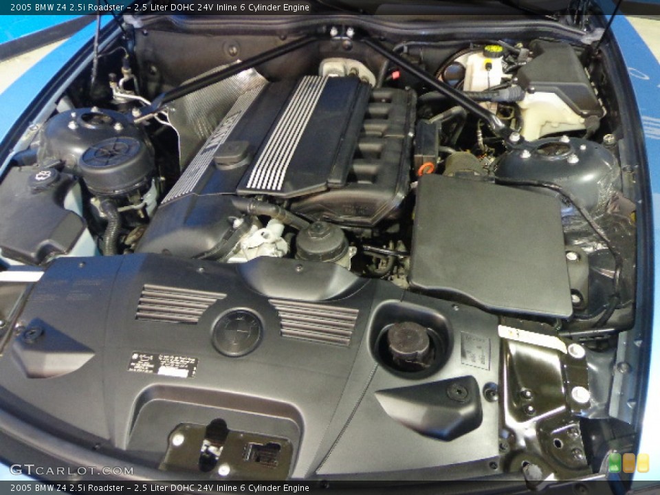 2.5 Liter DOHC 24V Inline 6 Cylinder 2005 BMW Z4 Engine