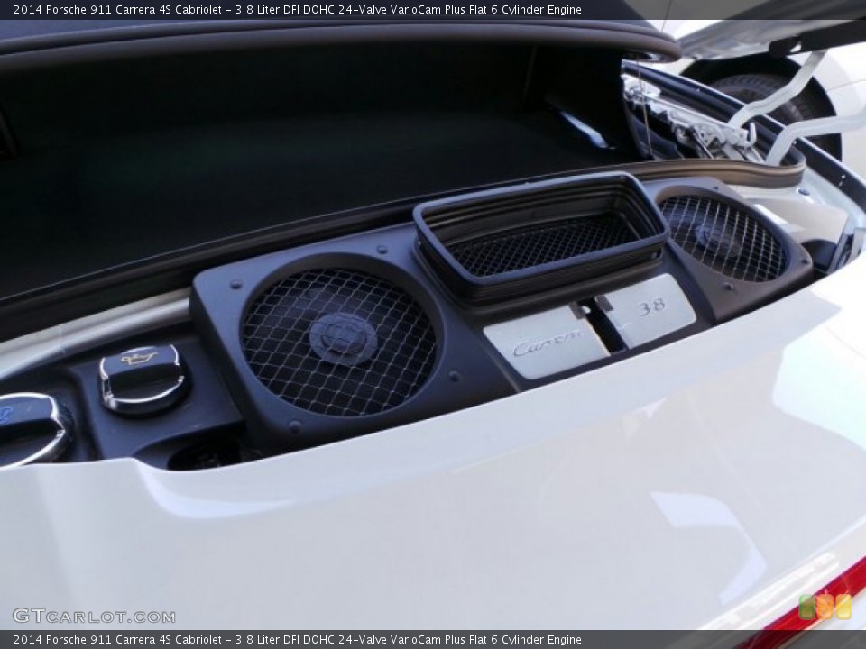 3.8 Liter DFI DOHC 24-Valve VarioCam Plus Flat 6 Cylinder 2014 Porsche 911 Engine