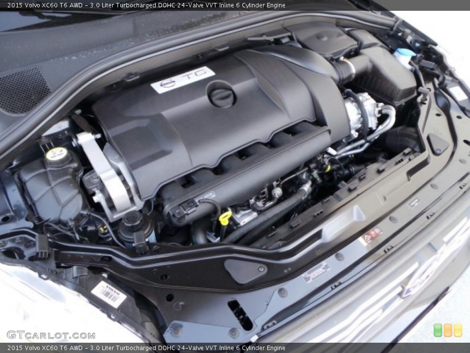 3.0 Liter Turbocharged DOHC 24-Valve VVT Inline 6 Cylinder Engine for the 2015 Volvo XC60 #91625766
