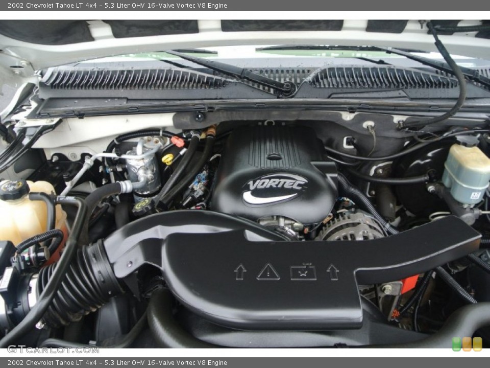 5.3 Liter OHV 16-Valve Vortec V8 Engine for the 2002 Chevrolet Tahoe #91637919