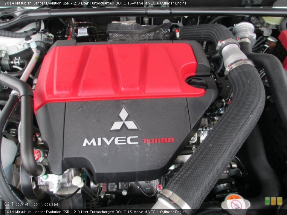 2.0 Liter Turbocharged DOHC 16-Valve MIVEC 4 Cylinder Engine for the 2014 Mitsubishi Lancer Evolution #91642074