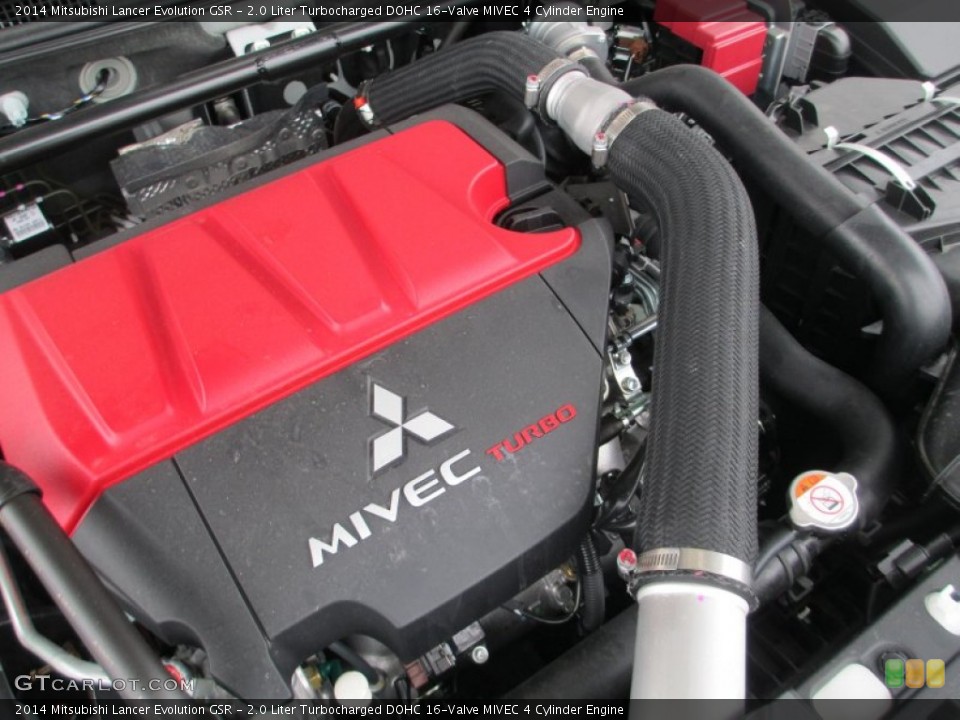 2.0 Liter Turbocharged DOHC 16-Valve MIVEC 4 Cylinder Engine for the 2014 Mitsubishi Lancer Evolution #91642077