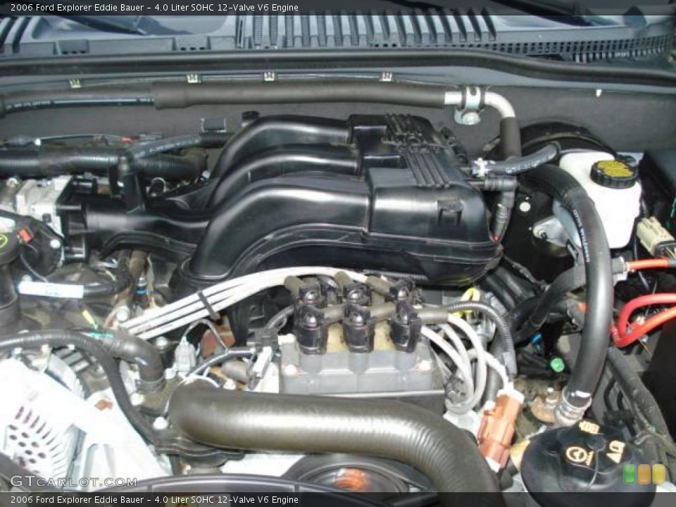 4.0 Liter SOHC 12-Valve V6 2006 Ford Explorer Engine