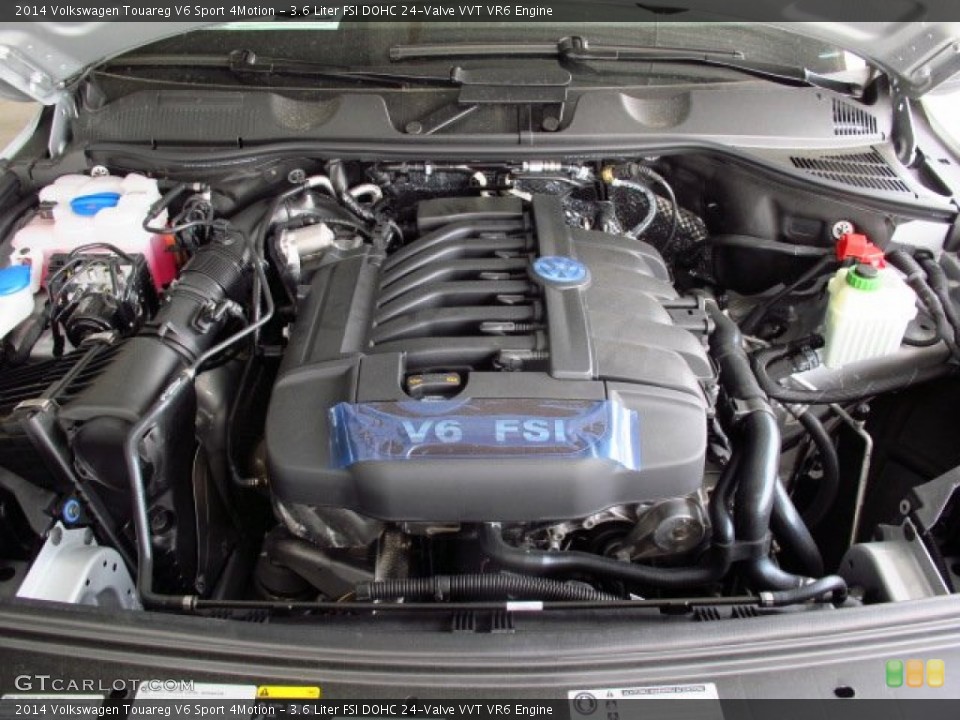 3.6 Liter FSI DOHC 24-Valve VVT VR6 Engine for the 2014 Volkswagen Touareg #91683137