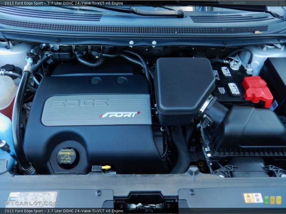 3.7 Liter DOHC 24-Valve Ti-VCT V6 2013 Ford Edge Engine