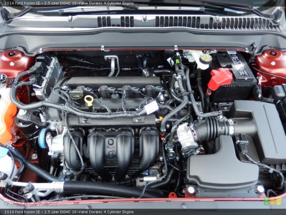 2.5 Liter DOHC 16-Valve Duratec 4 Cylinder Engine for the 2014 Ford Fusion #91692560