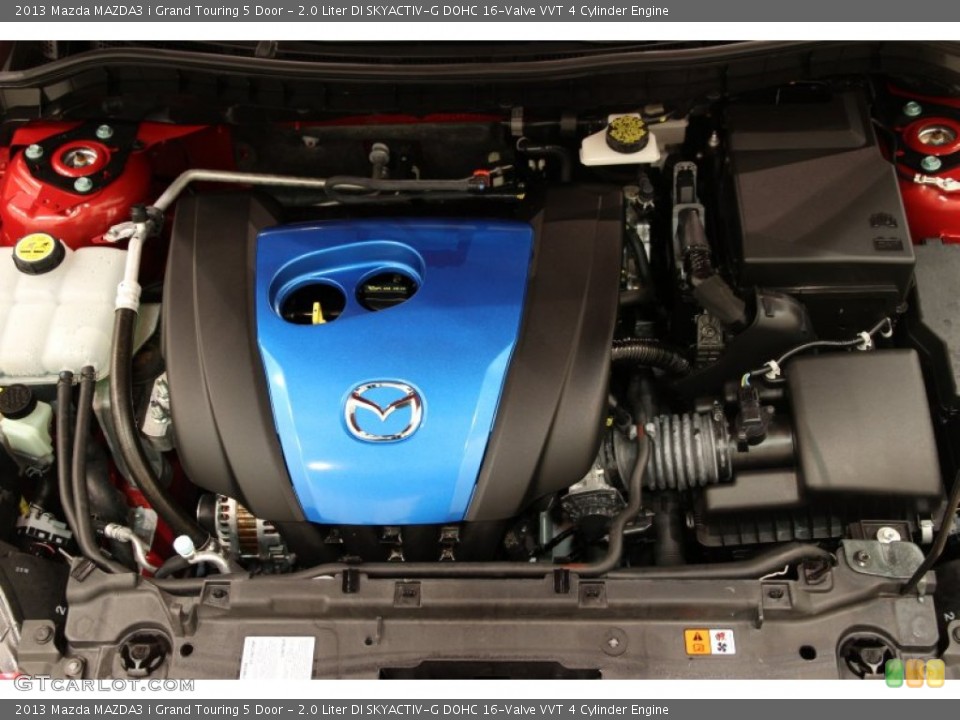 2.0 Liter DI SKYACTIV-G DOHC 16-Valve VVT 4 Cylinder Engine for the 2013 Mazda MAZDA3 #91709050