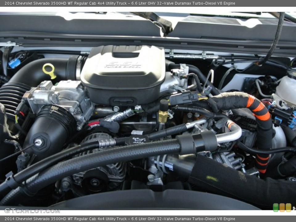 6.6 Liter OHV 32-Valve Duramax Turbo-Diesel V8 Engine for the 2014 Chevrolet Silverado 3500HD #91724143