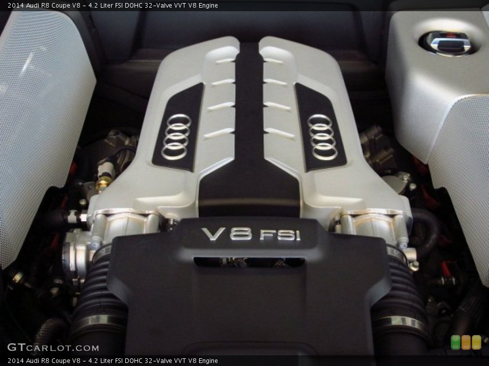 4.2 Liter FSI DOHC 32-Valve VVT V8 Engine for the 2014 Audi R8 #91738642