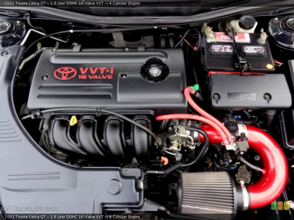 1.8 Liter DOHC 16-Valve VVT -i 4 Cylinder Engine for the 2001 Toyota Celica #91740607