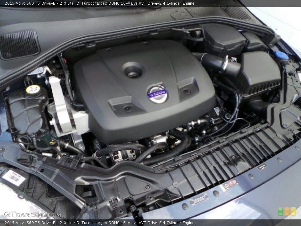 2.0 Liter DI Turbocharged DOHC 16-Valve VVT Drive-E 4 Cylinder Engine for the 2015 Volvo S60 #91762193