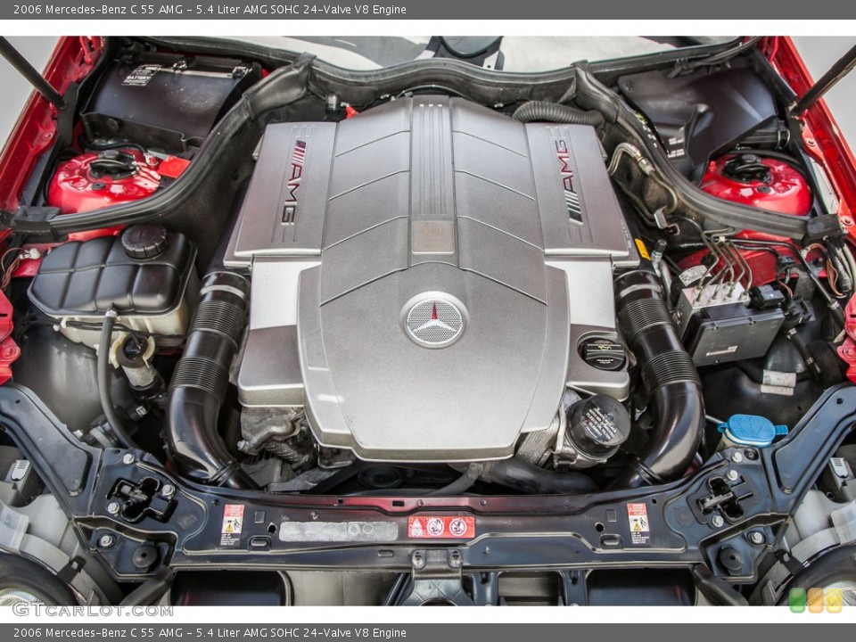 5.4 Liter AMG SOHC 24-Valve V8 2006 Mercedes-Benz C Engine