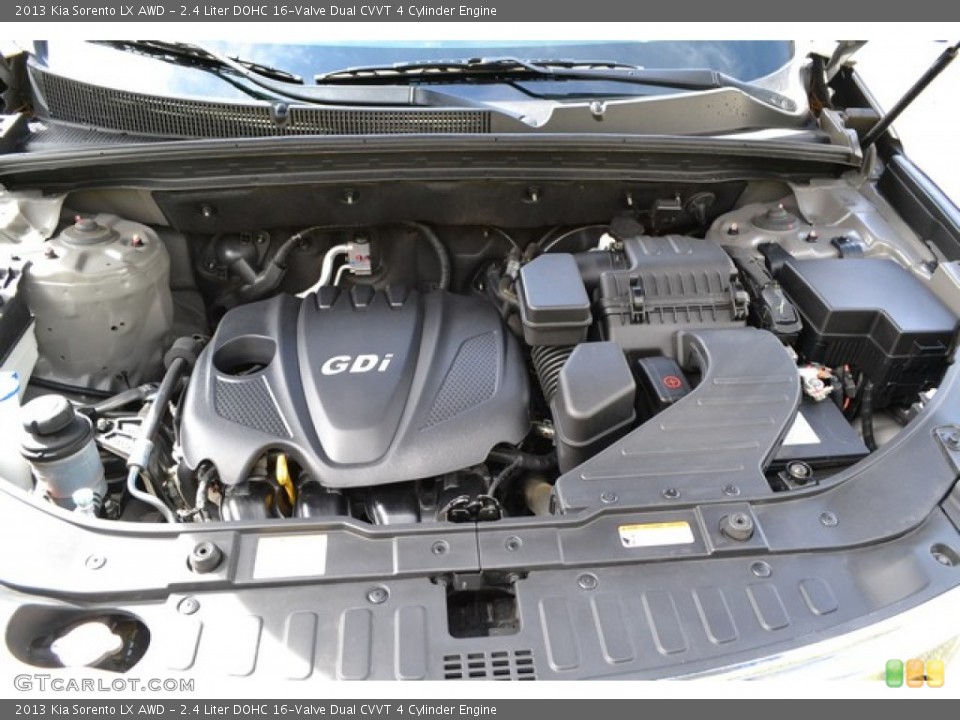 2.4 Liter DOHC 16-Valve Dual CVVT 4 Cylinder Engine for the 2013 Kia Sorento #91773026
