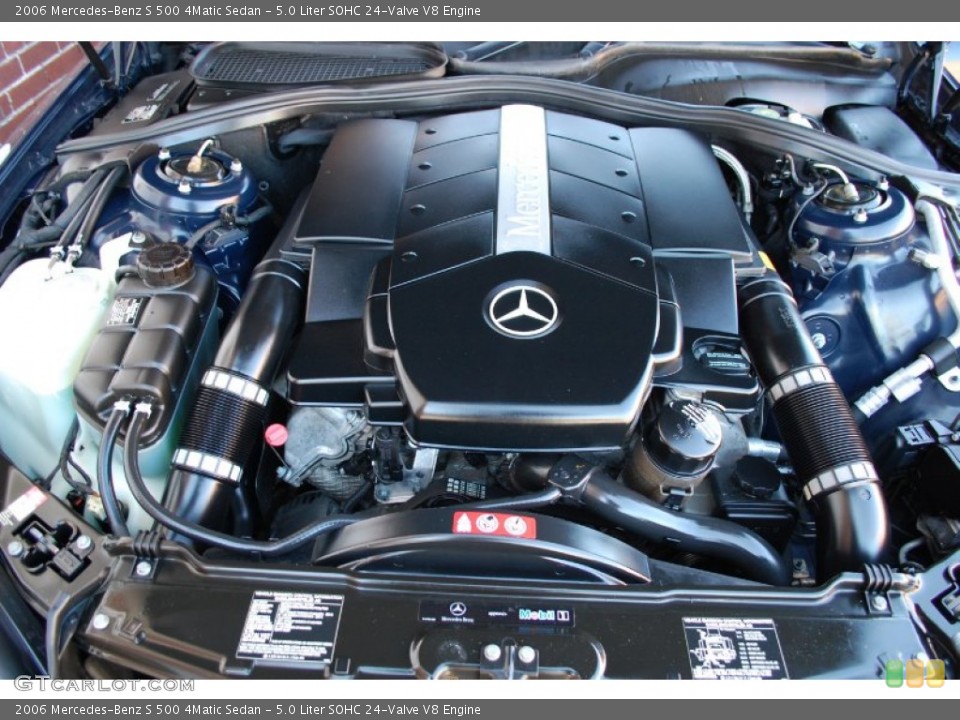 5.0 Liter SOHC 24-Valve V8 2006 Mercedes-Benz S Engine