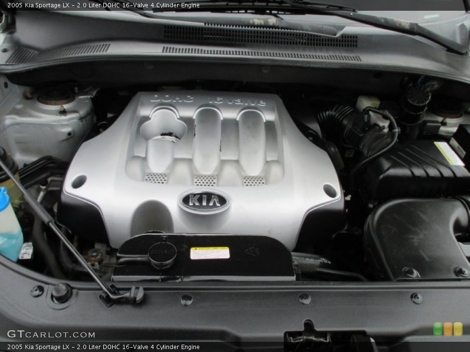 2.0 Liter DOHC 16-Valve 4 Cylinder 2005 Kia Sportage Engine