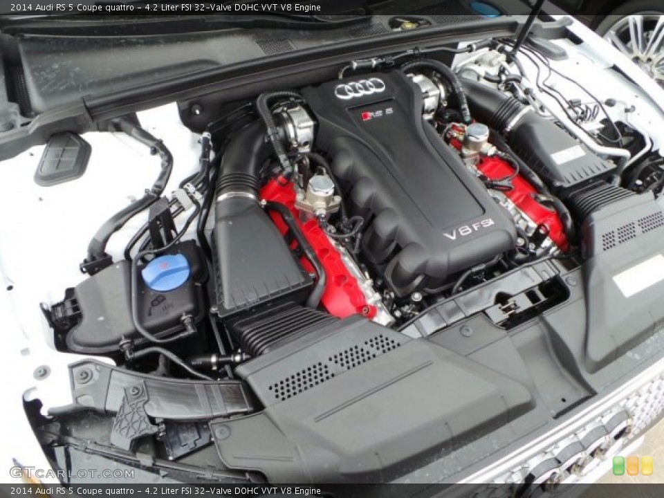 4.2 Liter FSI 32-Valve DOHC VVT V8 Engine for the 2014 Audi RS 5 #91857563