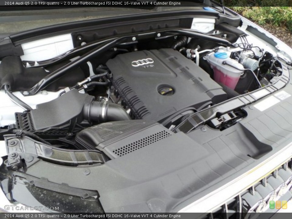 2.0 Liter Turbocharged FSI DOHC 16-Valve VVT 4 Cylinder 2014 Audi Q5 Engine