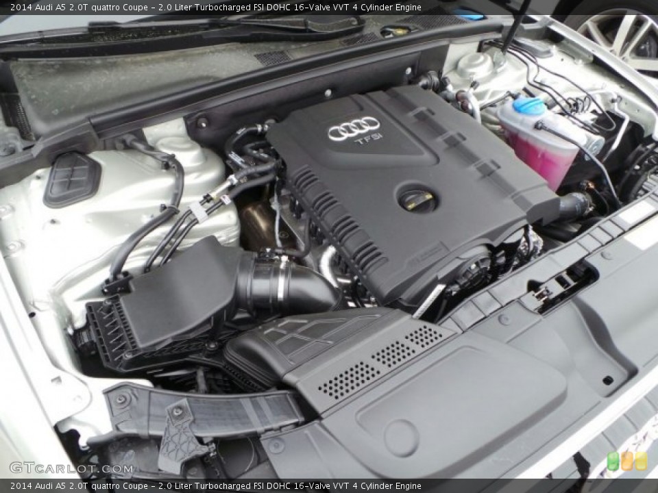 2.0 Liter Turbocharged FSI DOHC 16-Valve VVT 4 Cylinder Engine for the 2014 Audi A5 #91859284