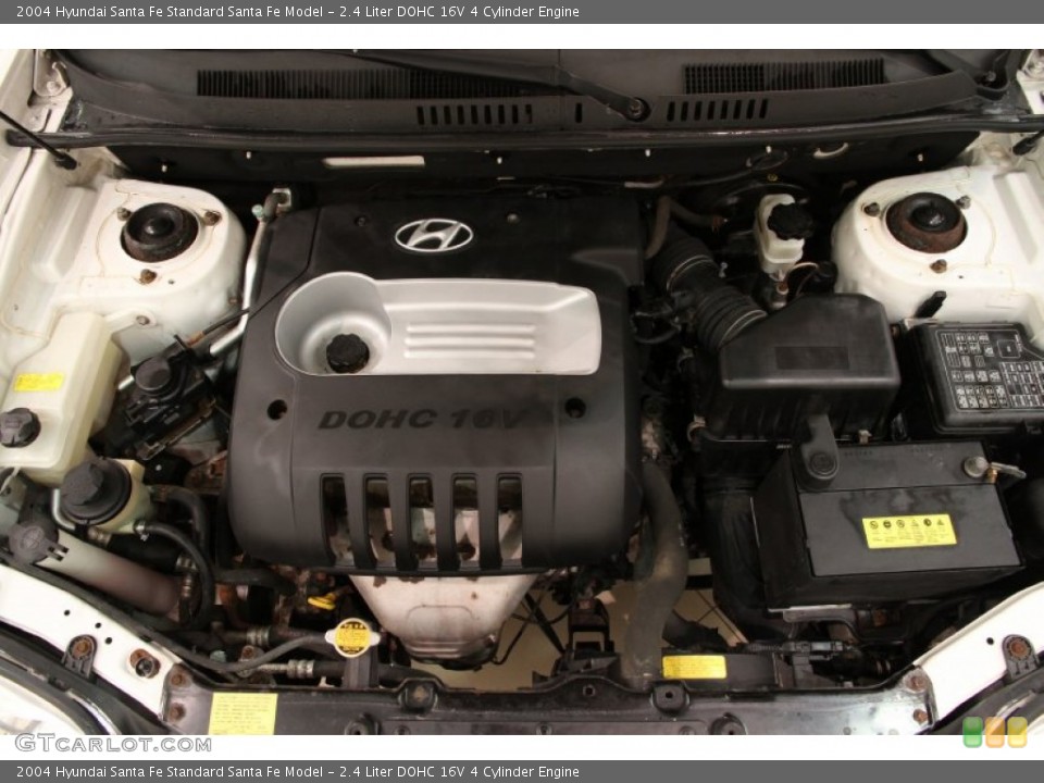 2.4 Liter DOHC 16V 4 Cylinder Engine for the 2004 Hyundai Santa Fe #91871141