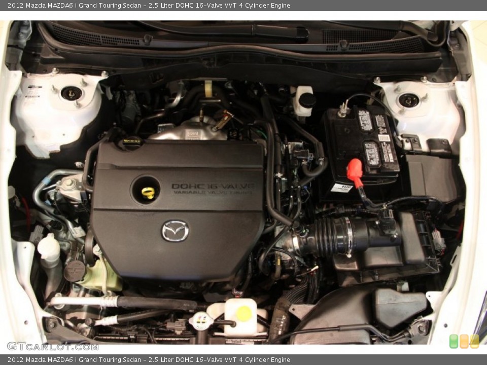 2.5 Liter DOHC 16-Valve VVT 4 Cylinder 2012 Mazda MAZDA6 Engine