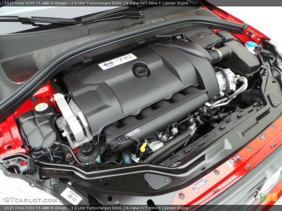 3.0 Liter Turbocharged DOHC 24-Valve VVT Inline 6 Cylinder Engine for the 2015 Volvo XC60 #91877741