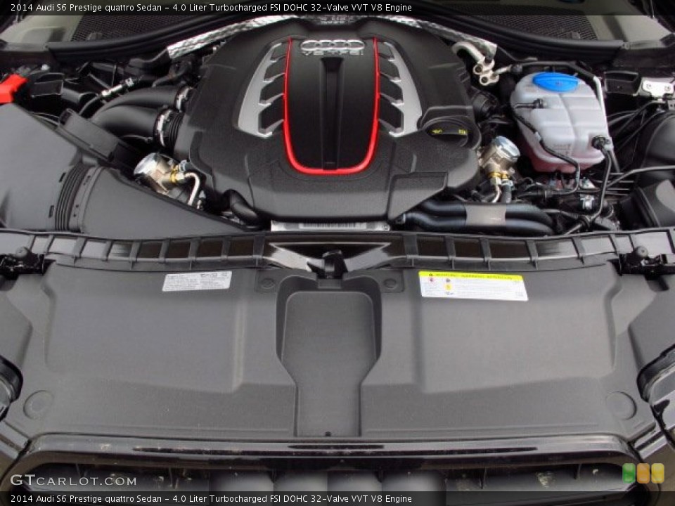 4.0 Liter Turbocharged FSI DOHC 32-Valve VVT V8 2014 Audi S6 Engine