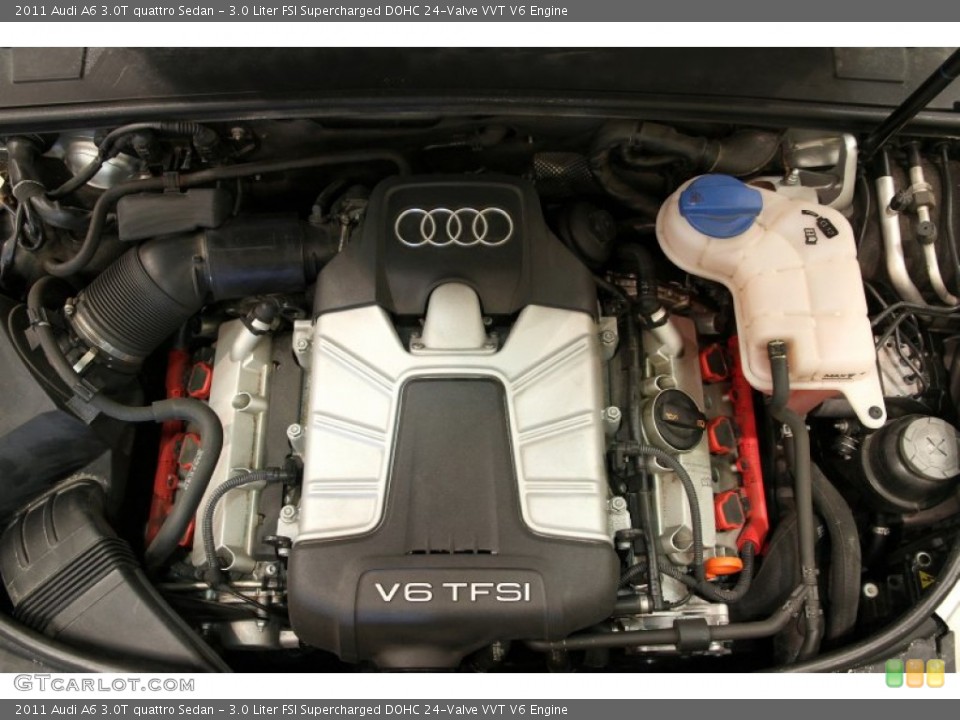 3.0 Liter FSI Supercharged DOHC 24-Valve VVT V6 Engine for the 2011 Audi A6 #91888355
