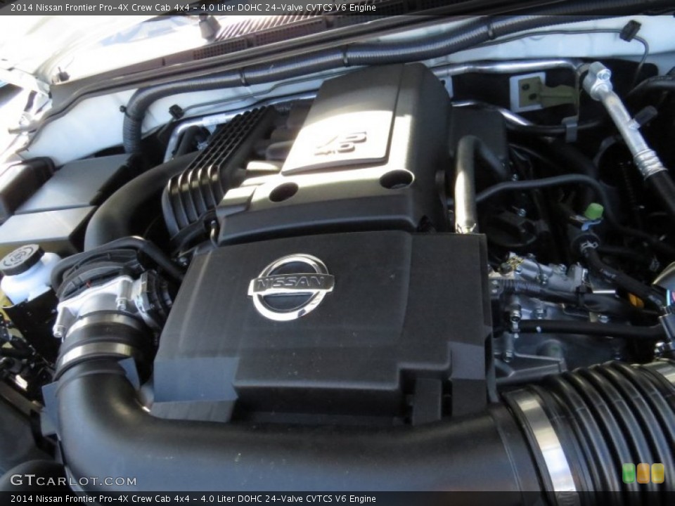4.0 Liter DOHC 24-Valve CVTCS V6 Engine for the 2014 Nissan Frontier #91889747